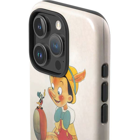 Disney Pinocchio Vintage Portrait iPhone 16 Pro Impact Case